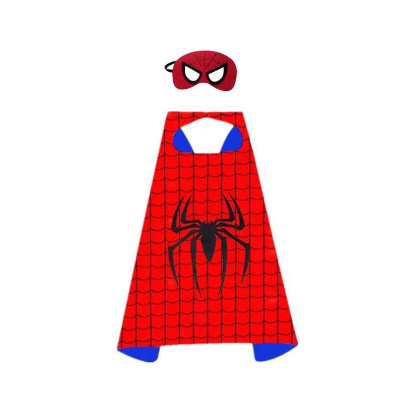 Kids Superhero Capes Costume Set for Boys (Ages 3–10) – Cartoon Dress-Up Capes for Parties, Playtime & Easter Gifts