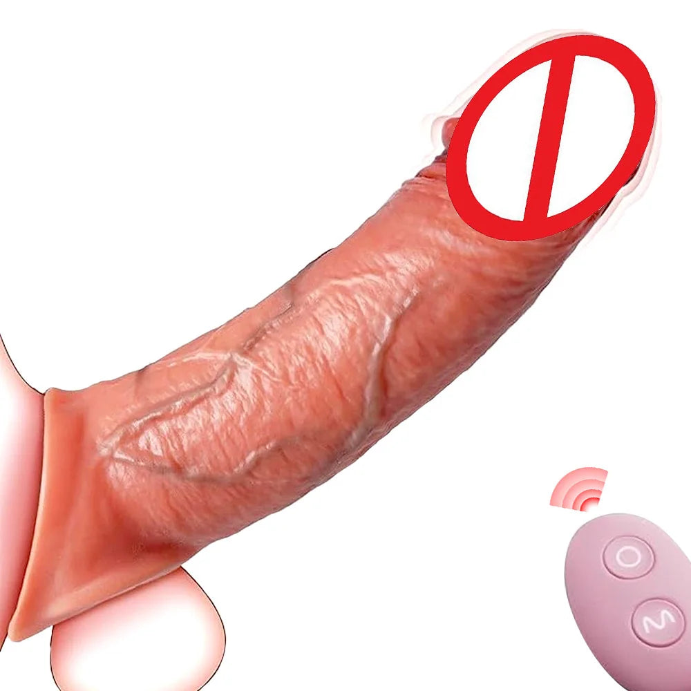 Men’s Silicone Extension Sleeve – Comfort Fit Enhancement Accessory, Flexible Silicone Cover for Personal Use, Soft Stretch Design Case