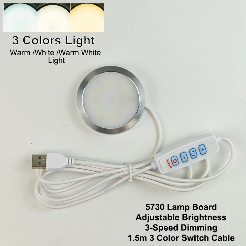 Bambu Lab LED Lamp Kit - Adjustable DIY Light Parts with White, Cool & Warm Light