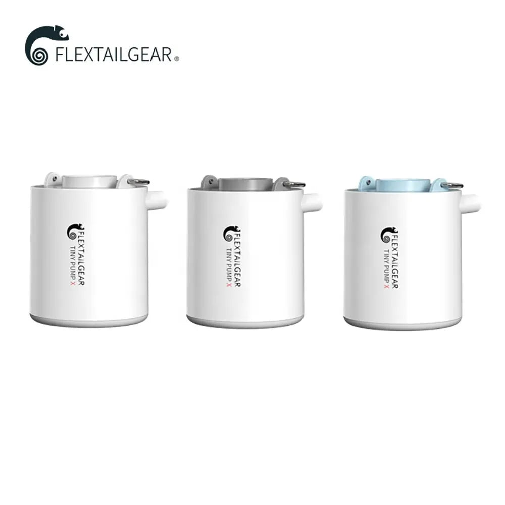 FLEXTAILGEAR Tiny Pump X – Portable Air Pump for Camping, Rechargeable Outdoor Gadget for Hiking, Floating, and Lighting