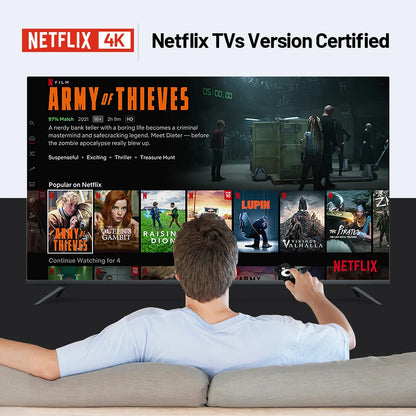 KINHANK G1 Android TV Box – 4K Ultra HD, Google Certified, Netflix, Dolby Vision, HDR10+, 4GB RAM, 32GB Storage, WiFi6 Streaming Device