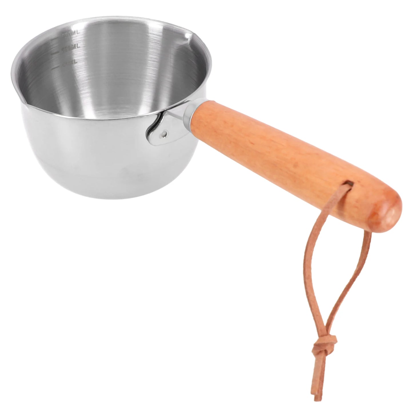 Stainless Steel Saucepan – Hot Oil & Milk Pan for Boiling, Melting & Kitchen Cooking