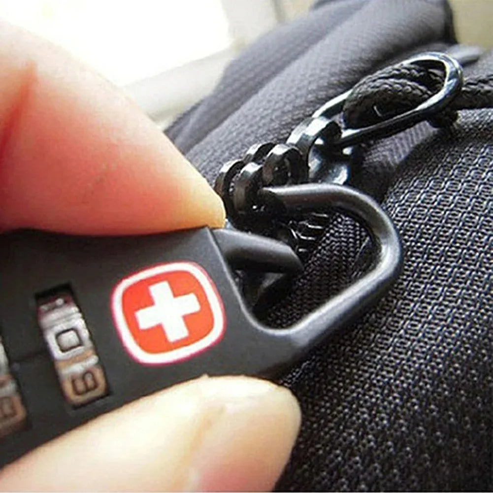 1-5PCS Portable Alloy Lock Padlock | Outdoor Travel Luggage, Zipper, Backpack & Handbag Anti-Theft Combination Code Lock