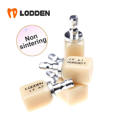 5pcs Dental Lithium Disilicate Blocks C14 — HT/LT CAD/CAM Glass Ceramic Material for Instant Restoration