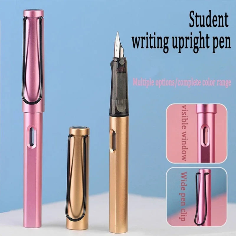 Luxury Calligraphy Fountain Pen - Premium Ink Cartridge Writing Tool for Office, School & Creative Lettering