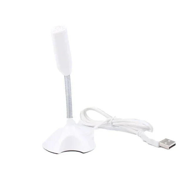 USB Studio Microphone with Adjustable Stand - Desktop Gaming, Streaming & Recording Mic for Laptop & Computer