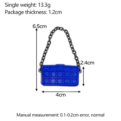 1:12 Dollhouse Miniature Shoulder & Crossbody Bags – Decorative Toy Accessories for Dollhouse Collectors
