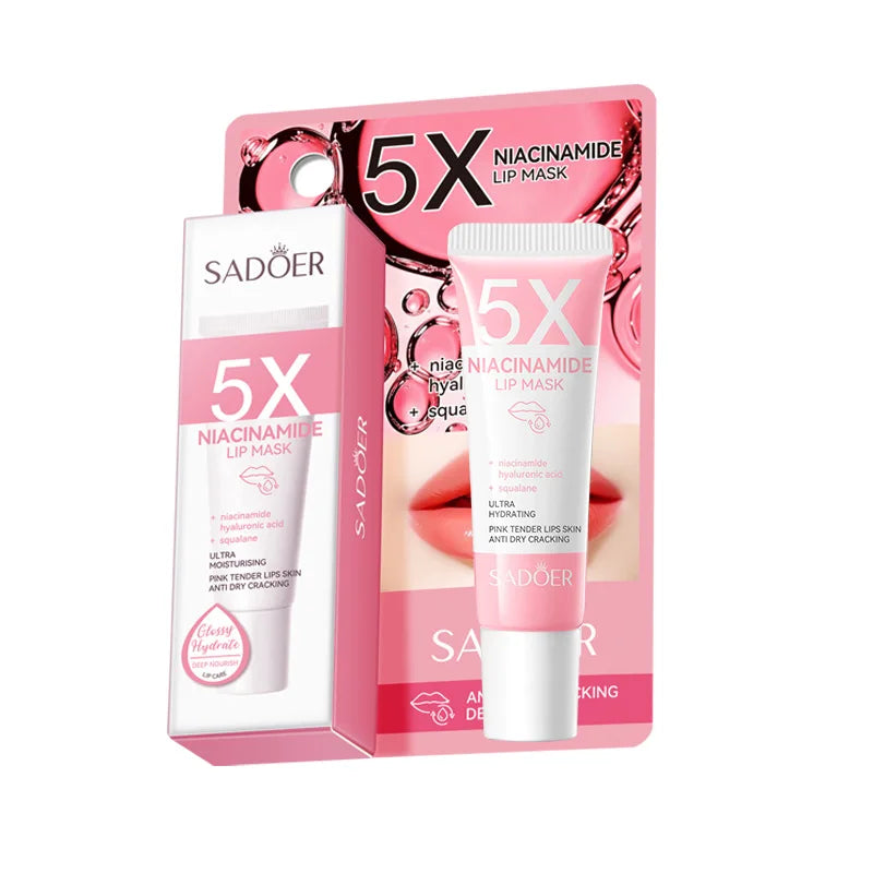 Dark Lip Balm Lightening Treatment – Exfoliating Melanin Mask for Pinker Lips, Reduces Lines & Improves Dryness