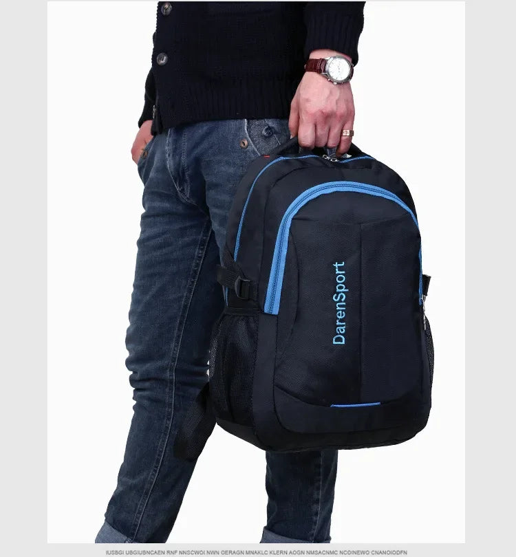 Oxford Shoulder Backpack – Fashionable Lightweight Waterproof Laptop Rucksack, Large Capacity School Bag for Students