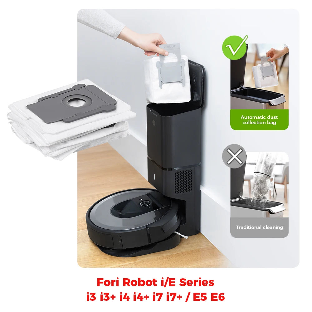 Roomba Replacement Dust Bags - Compatible with j6+, j7+, j8, j9+, i Series & S9+ Robot Vacuum Accessories