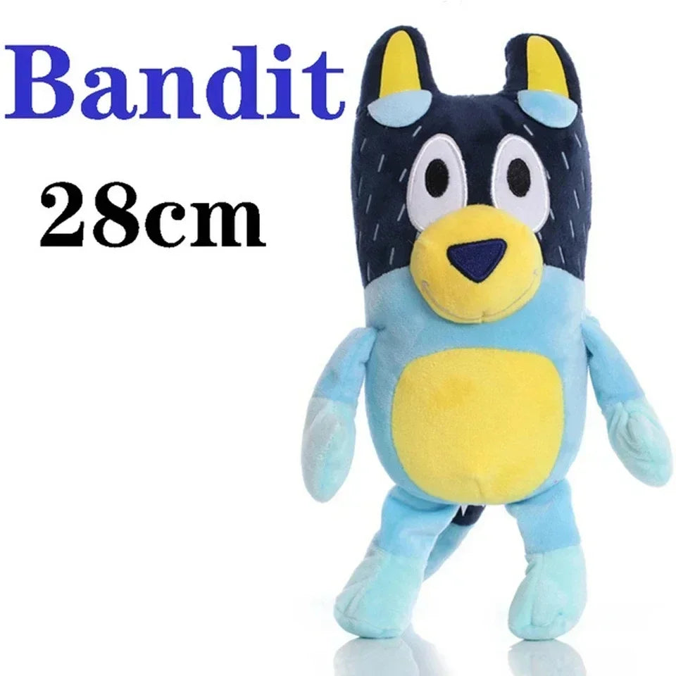 Bluey Dog Bingo Plush Toy — Soft Cartoon Stuffed Animal for Kids, Birthday & Christmas Gift