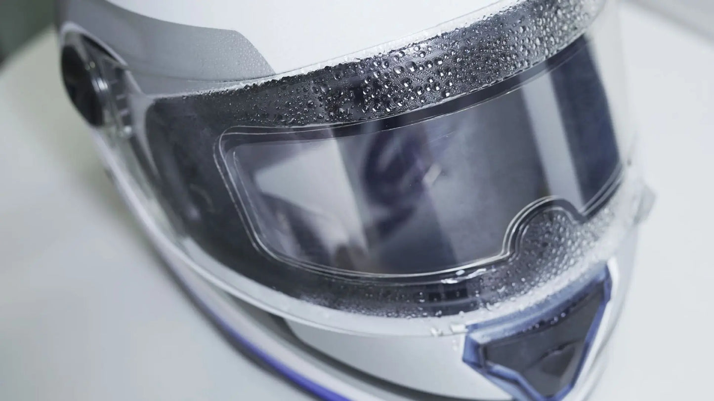 4PCS Universal Motorcycle Helmet Anti-Fog & Rainproof Film - Clear Coating Sticker for Helmet Accessories