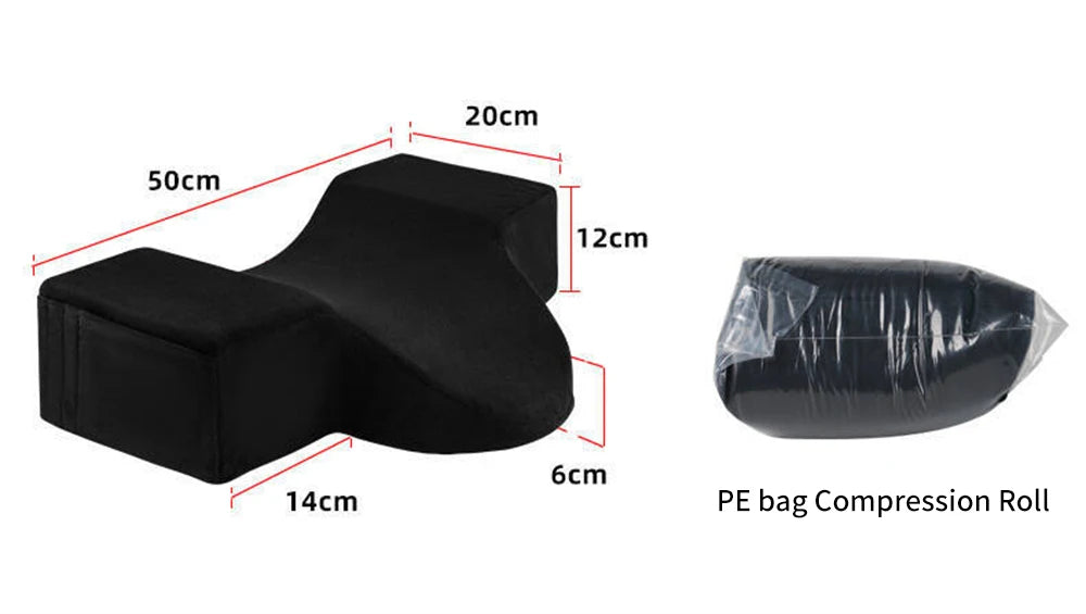 Pink Eyelash Neck Pillow – U-Shaped Memory Foam Support for Lash Extension Accessories