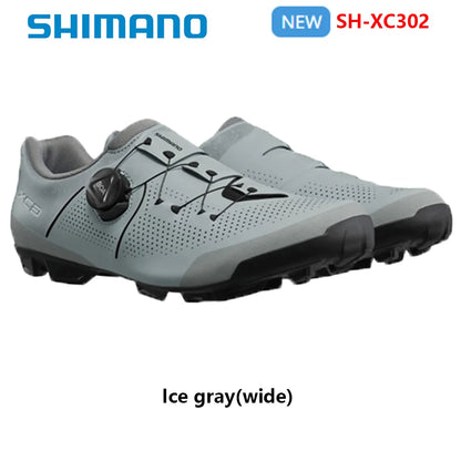 Shimano SH-XC300 Mountain Bike Cycling Shoes - XC3 XC300 XC302 Self-Locking Shoes with Fiberglass Sole