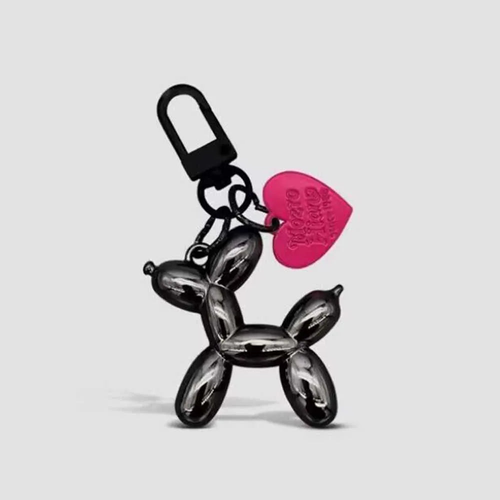 Cute Cartoon Balloon Dog Keychains - Couple Key Ring, New Car Holder Jewelry, Gift Decoration Accessories