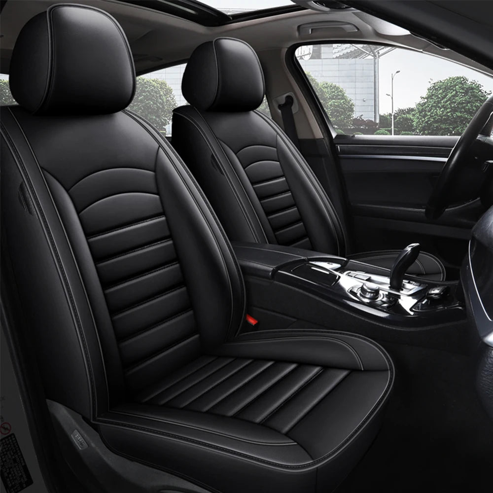 Universal Leather Car Seat Covers - BMW X1 X3 X4 X5 X6 F10 F20 320 520 525 E36 E46 Interior Seat Protector