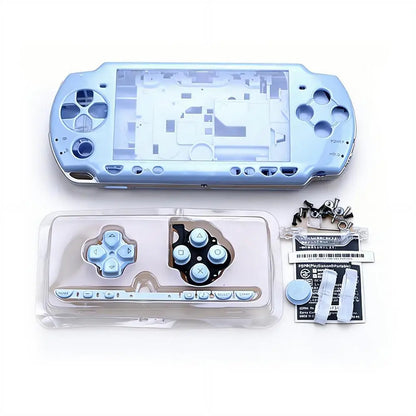 PSP 2000 Full Housing Shell Replacement Kit - Multi-Color Protective Console Casing with Complete Parts Set