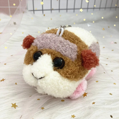 Cute PUI PUI Plush Toy Keychain – Anime Guinea Pig Stuffed Bag Pendant Birthday Gift
