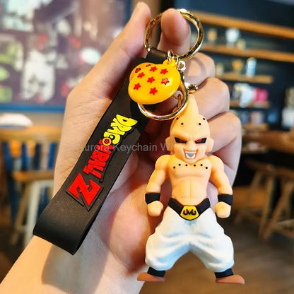Dragon Ball Z Keychain – Super Saiyan Goku, Bulma, Broly, Piccolo & Majin Buu Car Pendant Toy Gift for Kids
