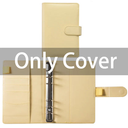A6 PU Leather Budget Binder Set – Cash Envelopes System, Pockets, Money Organizer, Bill Saving Accessories