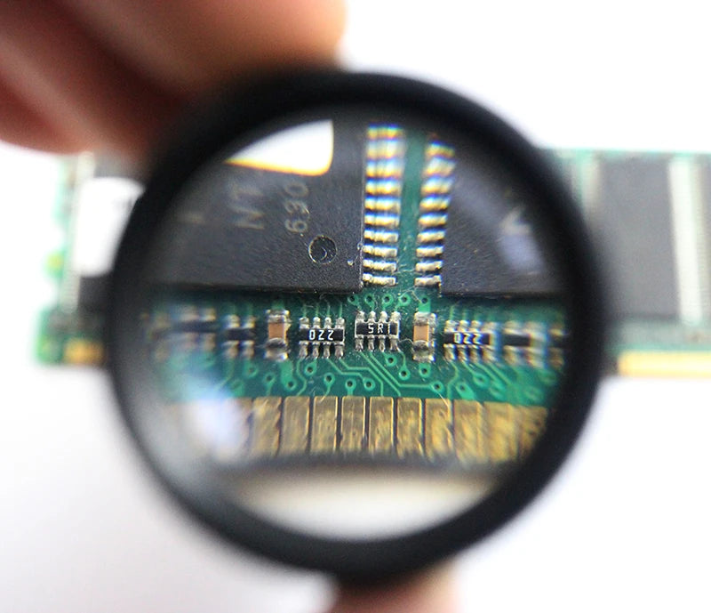 30x Metal Magnifier Loop – Jewelry Identification & Repair Microscope for Circuit Boards & Watches