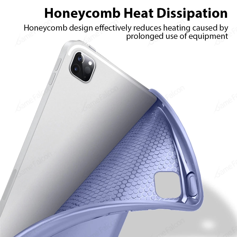 Case for iPad Pro 11/12.9/13 (M2/M4), Air 6/5/4, 10th/9th Gen, Mini 6 – Protective Cover for 10.2" to 13" iPads (2024)