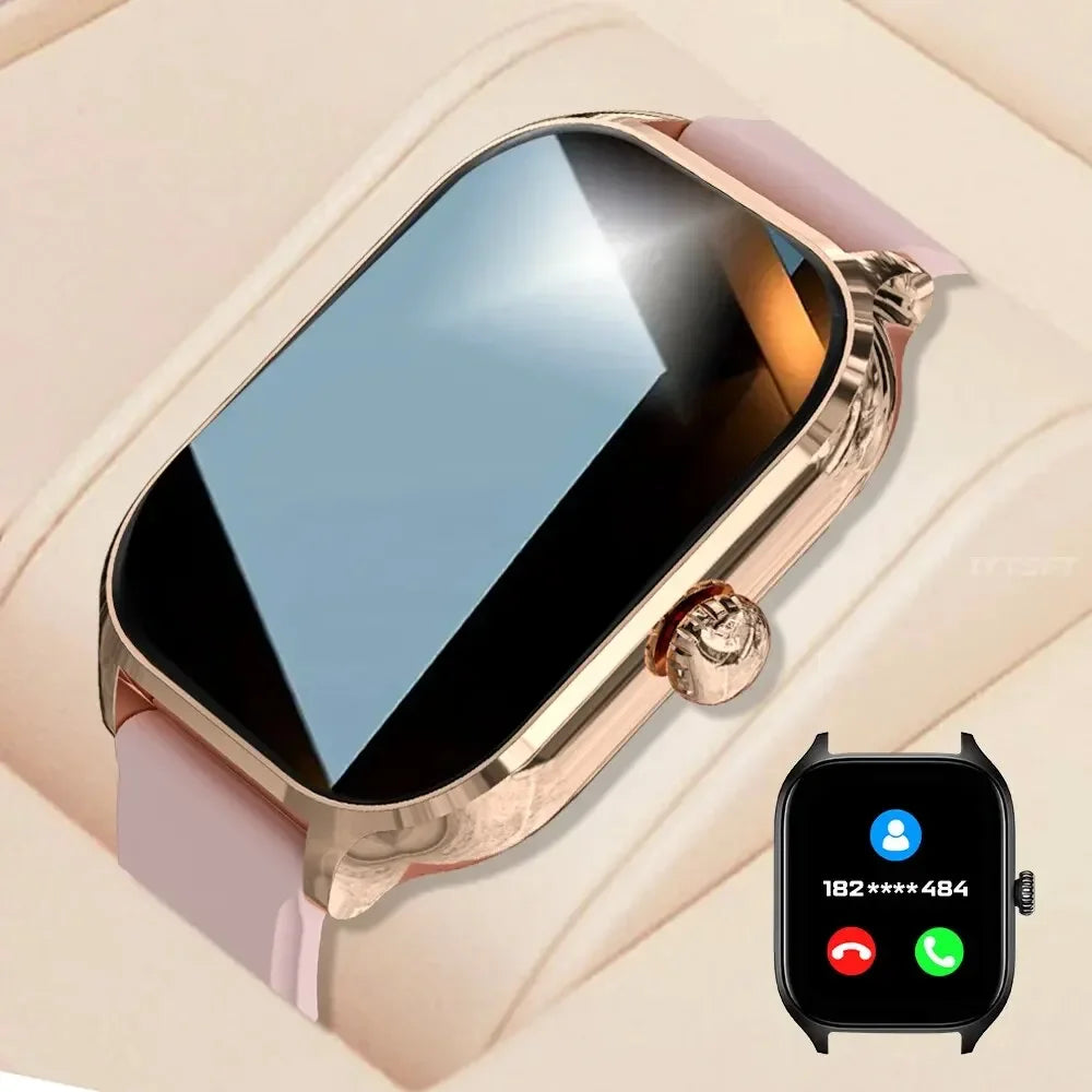 LAXASFIT H9 Promax Smartwatch – Bluetooth Call Answering, Heart Rate & SpO2 Monitoring, Calorie Tracking Fitness Watch