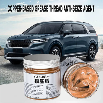 100g Copper Grease Anti-Seize - Automotive Maintenance Thread Grease & Brake Lubricant for Car Brake Systems