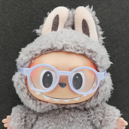 Labubu Doll Glasses – Cute Plastic Accessory for 10/15cm Cotton & Ropa Dolls