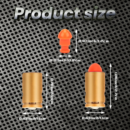 Safety Bullet Accessory Kit — Replaceable Durable Set for Toy Guns, Safe Play Set