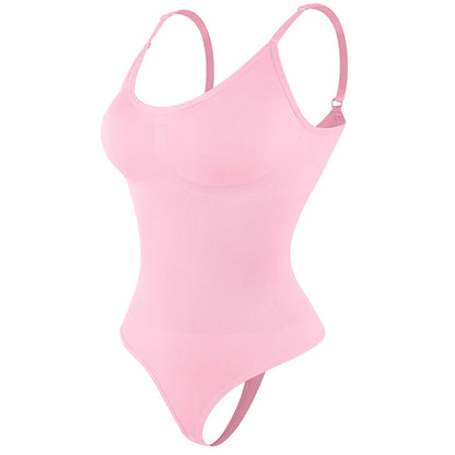 Women’s Full Body Shapewear Bodysuit – Smoothing Thong Body Shaper Sculpting Slimming Underwear