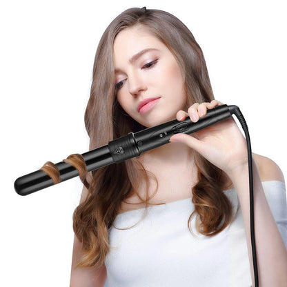 5-in-1 Rotating Hair Curler – Professional Salon Multifunctional Curling Iron with Interchangeable Barrels