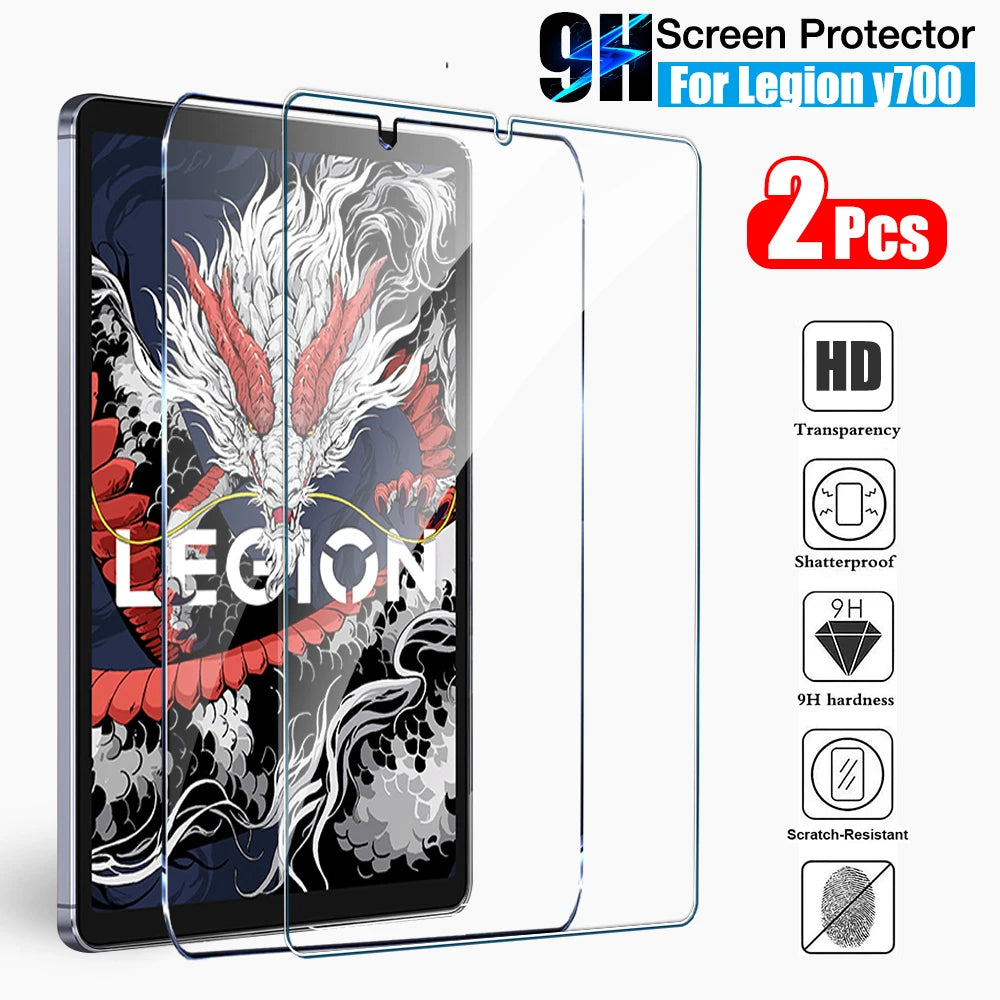 2PCS Tempered Glass Screen Protector for Lenovo Legion Y700 2025/2023 8.8" – Fits 3rd & 2nd Gen Tablets