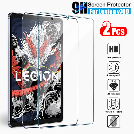 2PCS Tempered Glass Screen Protector for Lenovo Legion Y700 2025/2023 8.8" – Fits 3rd & 2nd Gen Tablets