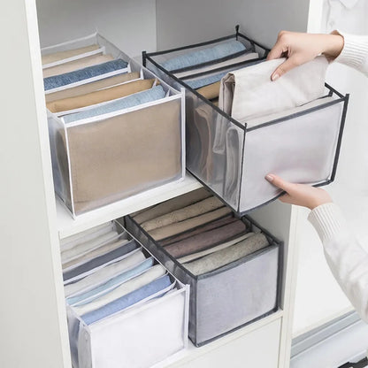 Foldable Closet Organizer for Underwear & Socks — Home Cabinet Divider and Clothes Storage Drawer Box