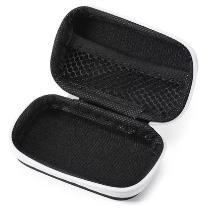 JUSTLANG Oximeter Storage Box – Tool Bag Pouch for Travel Essentials, Protective Kit with Organized Layout