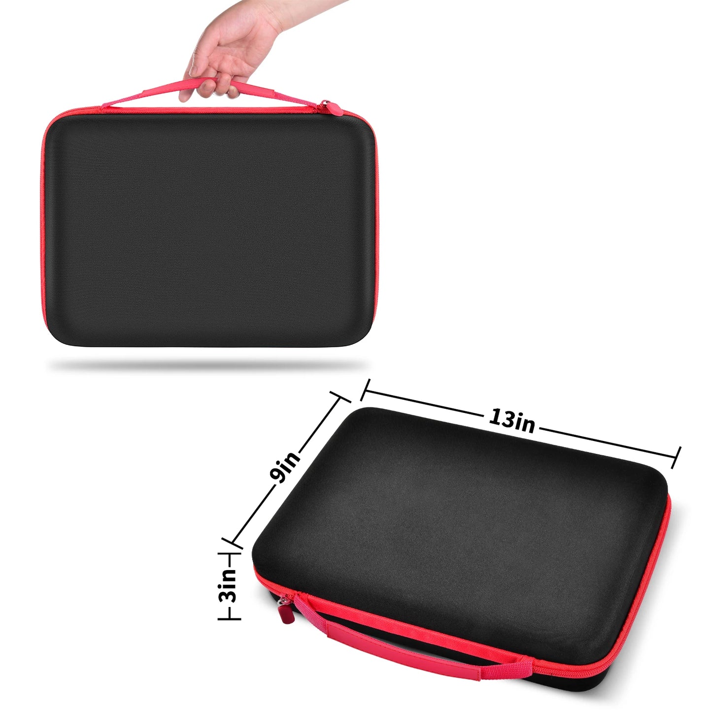 Battery Organizer Case with Tester Checker - Batteries Storage Holder Container for Garage Organization Box