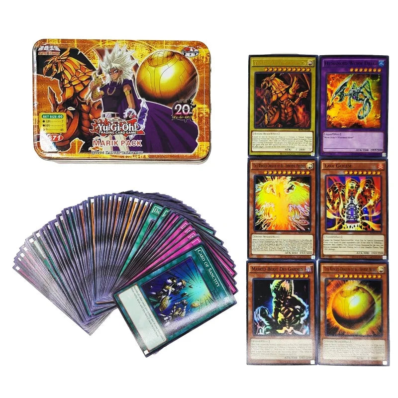 Yu-Gi-Oh! Kaiba Pack 3 Card Deck - English TCG Holographic Blue-Eyes White Dragon Cards with Tin Box