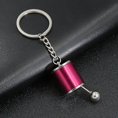 Mini Turbocharger Keychain - Spinning Turbine Keyring for Car Interior Accessories & Key Fob