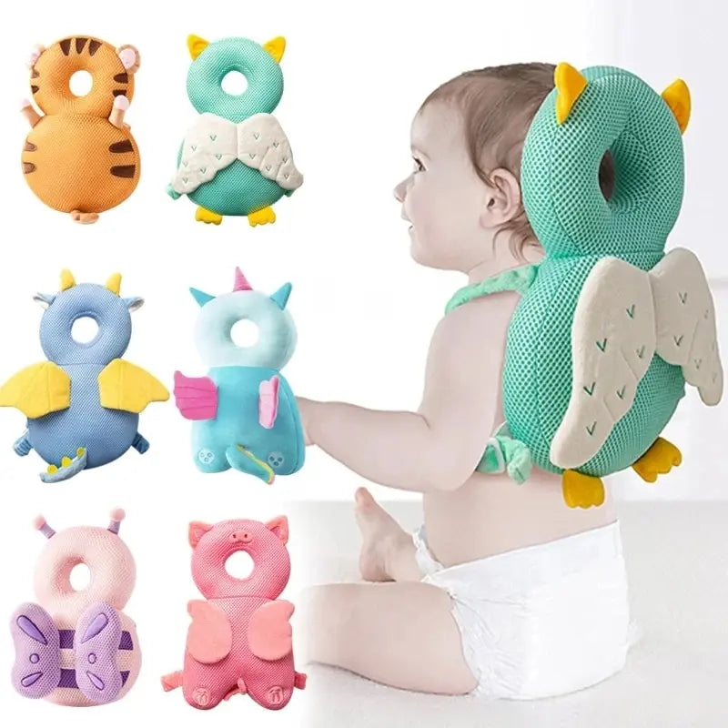 Baby Toddler Anti-Fall Head Protection Pillow - Breathable Safety Cushion for Learning to Walk