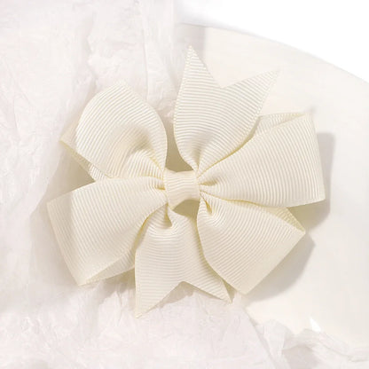 20/40PCS Sweet Candy Color Bow Hair Clip Set – Cute Ribbon Hairpins for Baby Girls & Kids Hair Accessories Gift