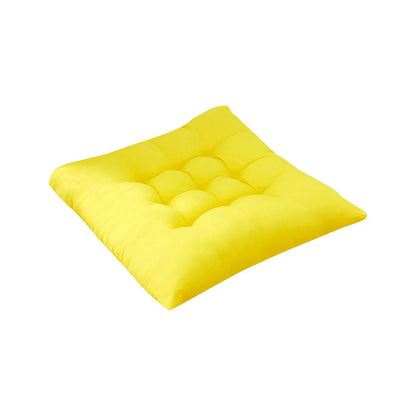 Solid Square Chair Cushion – Soft Cotton Upholstery for Office, Home, Car, and Garden Sun Lounge Seat