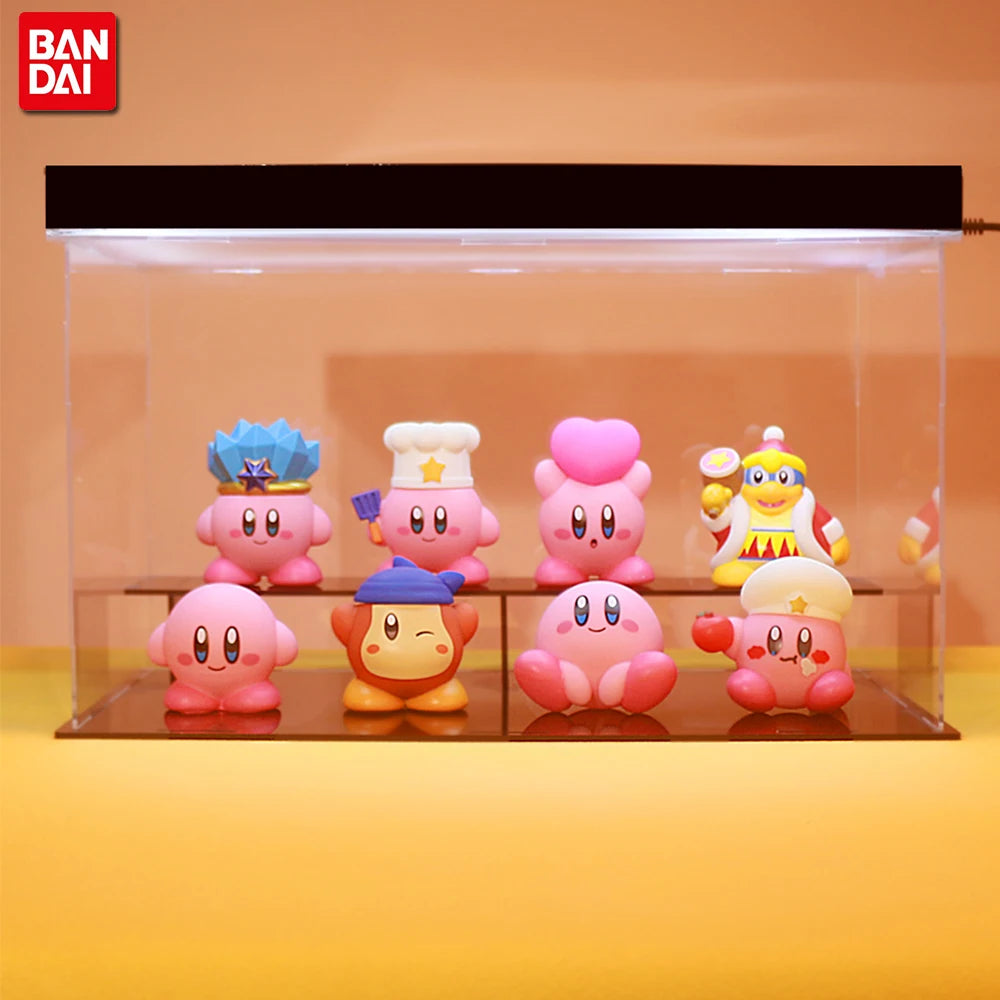 8pcs Star Kirby Anime Figure Set – Cute Pink Mini Figures Collectible Toy for Kids’ Gifts