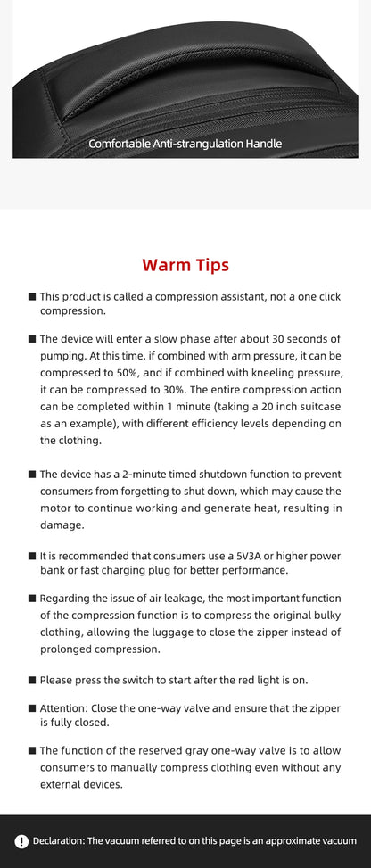 Travel Trolley Vacuum Compression Backpack — Wheeled Rolling Luggage Bag for Men, Boardable Business Travel