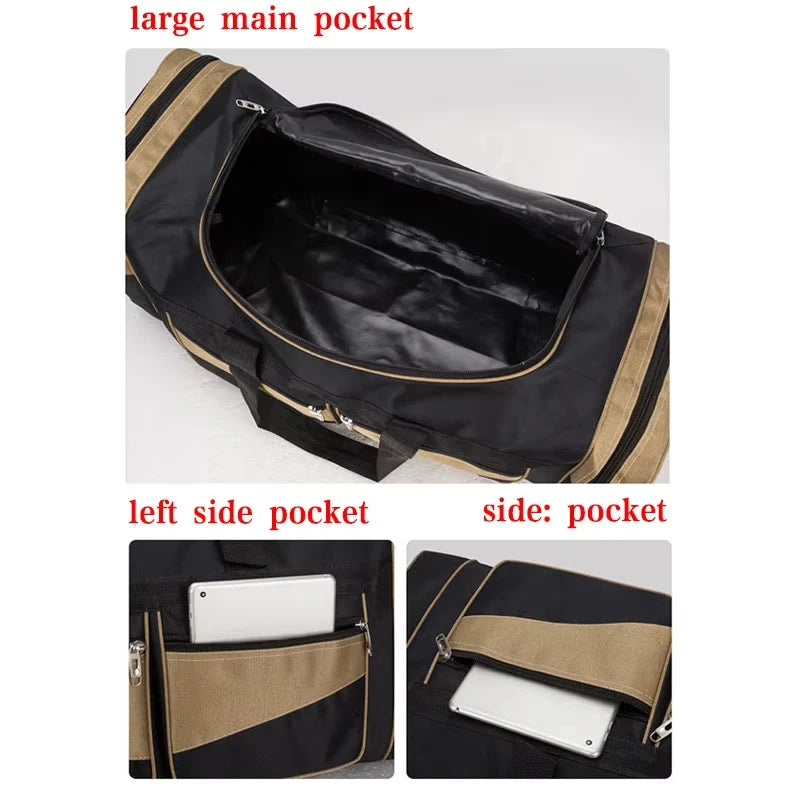 90L Large Travel Duffel Bag - Spacious Camping, Gym & Sports Shoulder Bag for Men & Women