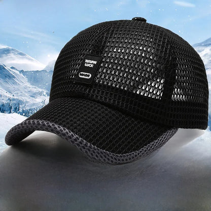 Summer Baseball Cap - UV Protection Breathable Mesh Hat for Hiking, Fishing & Outdoor Activities
