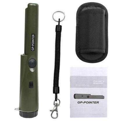 Handheld Underground Metal Detector - High Sensitivity Waterproof GP Pointer with Positioning Rod