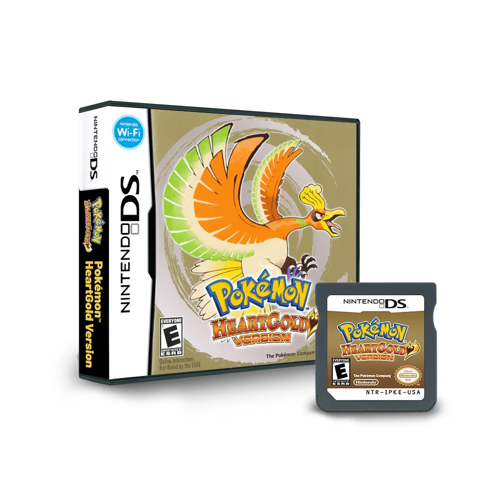 DS R4 Game Card — Pokémon Gold, Heart, Silver, Soul, Platinum English Version for DS, 3DS, NDSi & NDS Lite