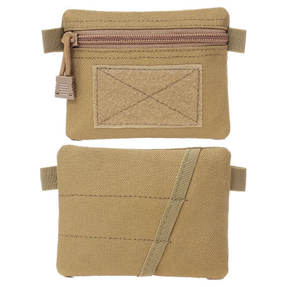 Outdoor Waterproof EDC Molle Wallet — Portable Travel Zipper Waist Pouch for Camping, Hiking & Hunting