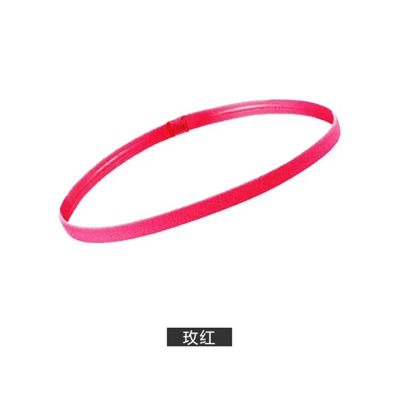 4 Pack Non-Slip Elastic Sports Headbands – Thick Sweatbands for Men & Women, Exercise & Outdoor Use